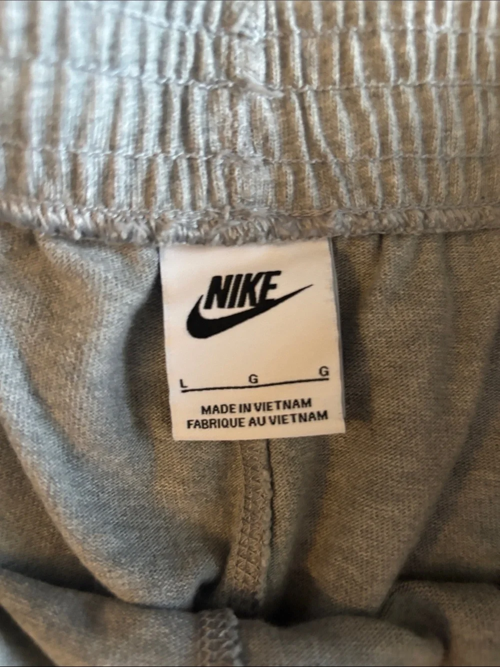 Nike Women's Heather Gray Athletic Drawstring Shorts